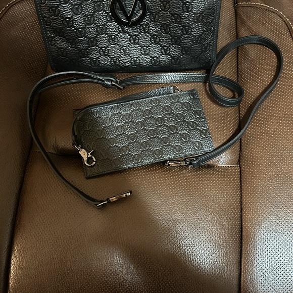 Valentino By Mario Valentino Black Crossbody Bag - Picture 7 of 11